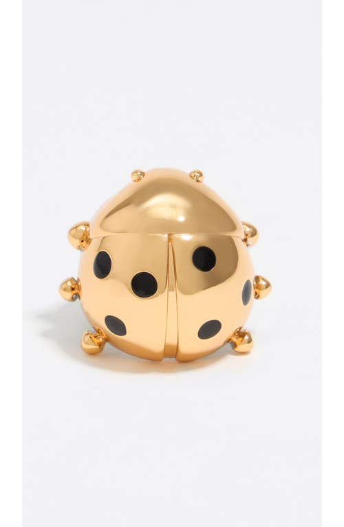 Bimba Y Lola Two-tone Ladybug Ring In Gold