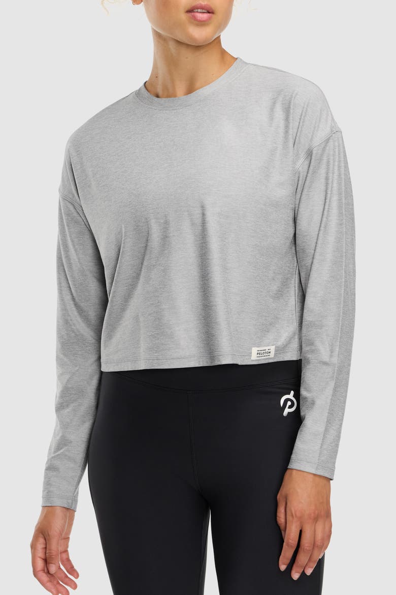 Dreamblend Crewneck Long Sleeve, Main, color, Light Heather Grey
