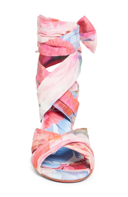 Christian Louboutin Affabula Ankle Wrap Sandal In Multi
