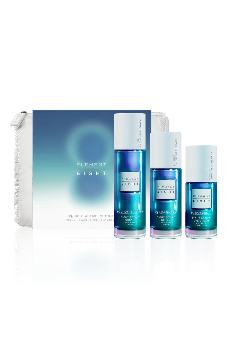 Element Eight O2 Eight Active Full Face Routine Skin Care Set (Limited Edition) $775 Value, Main, color,
