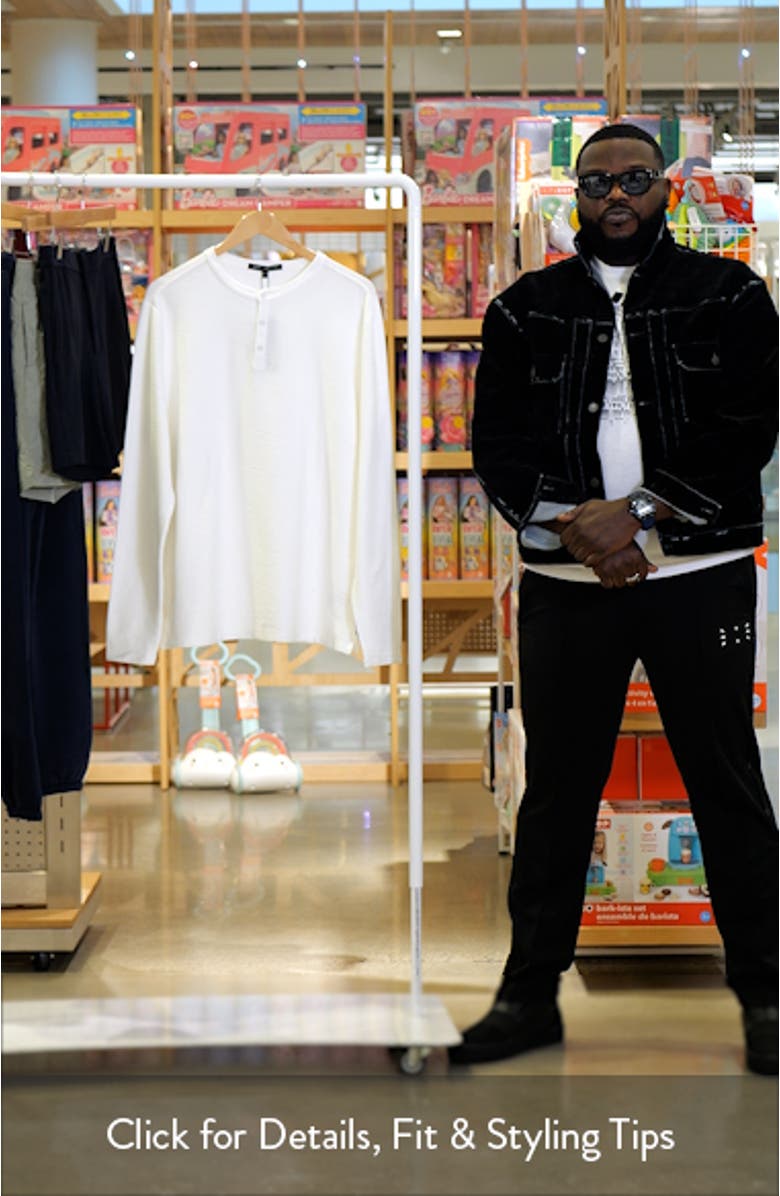 Teeker Long Sleeve Henley, sales video thumbnail