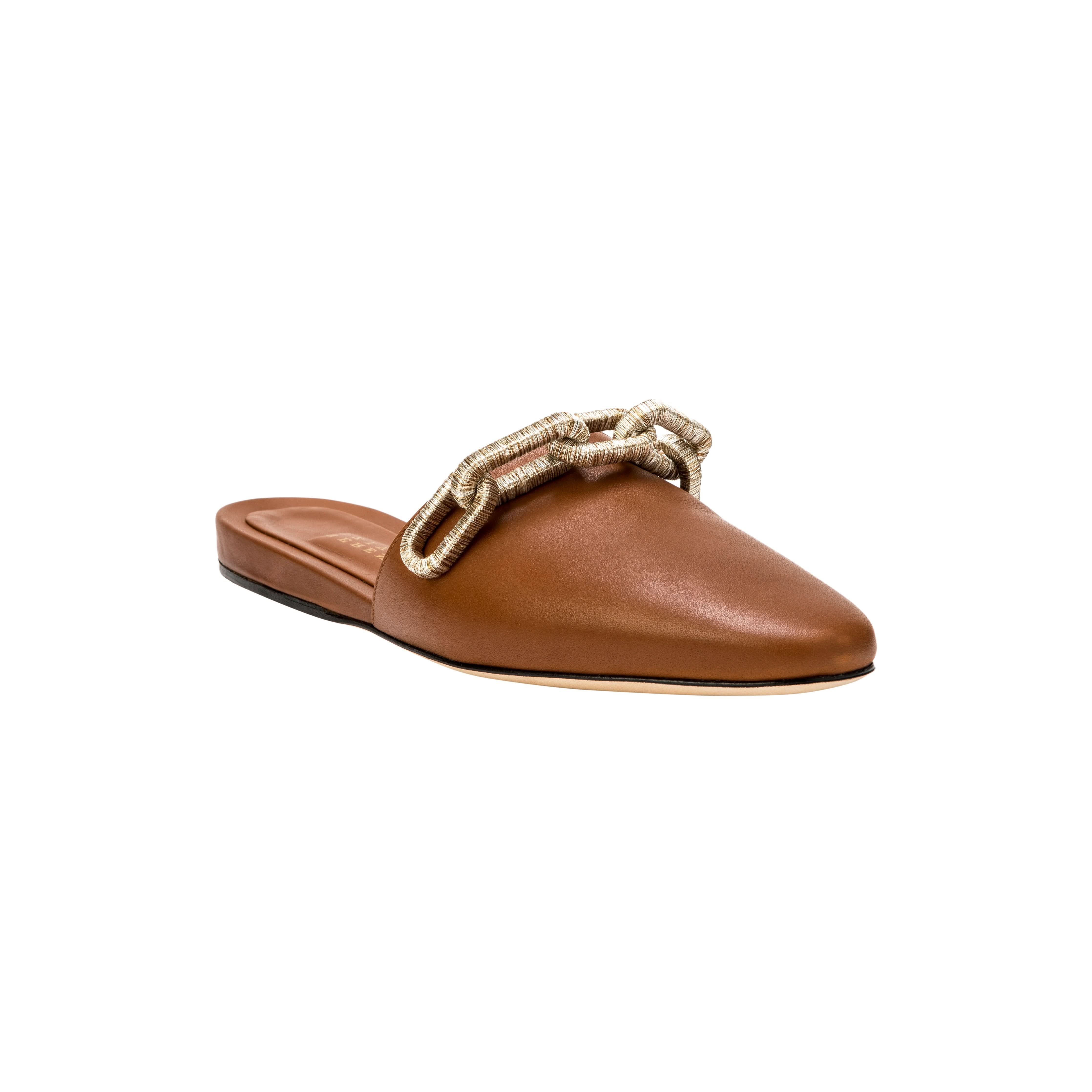 Catena Camello Flat Sliperette, Alternate, color, Camello