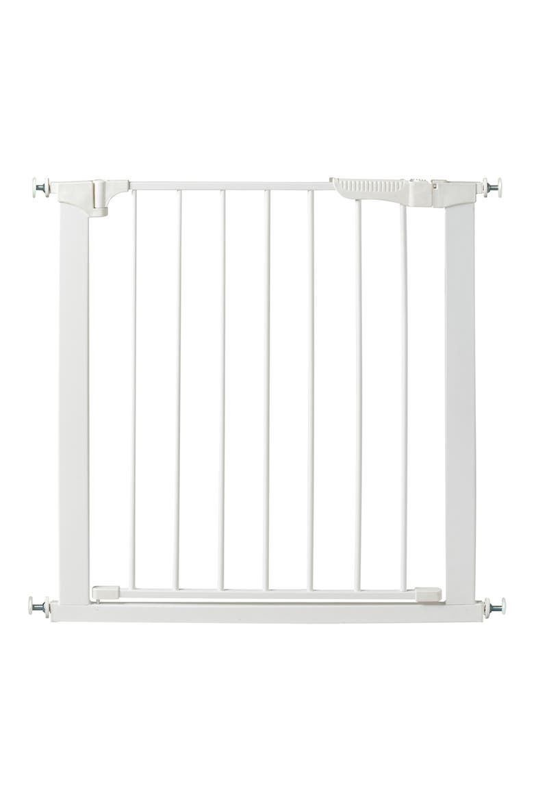 Auto-Close Gateway Baby Gate, Main, color, WHITE