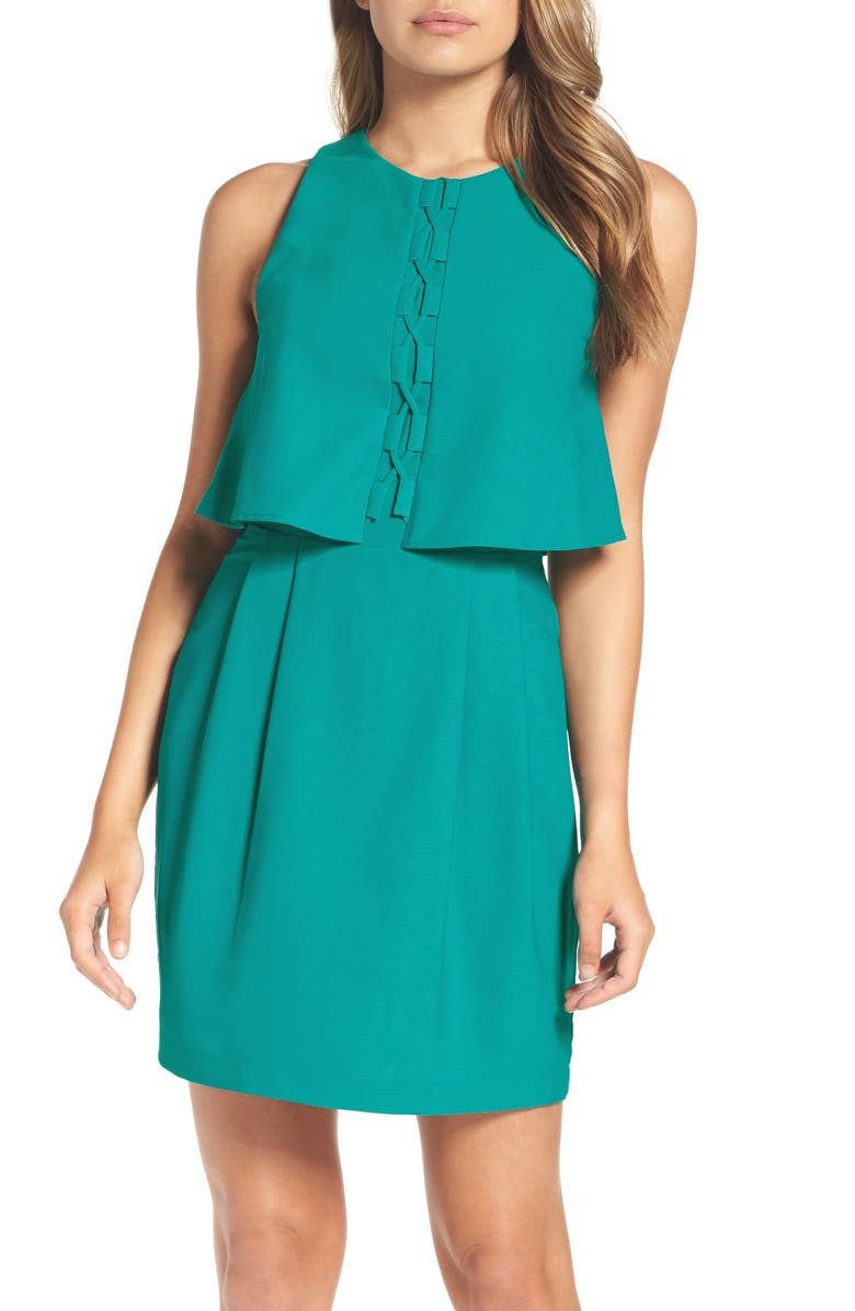 Adelyn Rae Popover Sheath Dress, Alternate, color, 