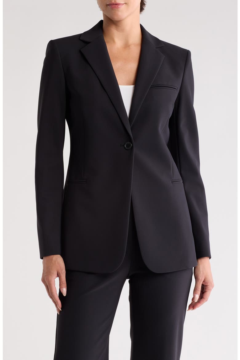 Slim Fit Blazer, Main, color, BLK