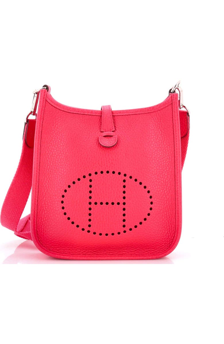 Pre-Owned Hermes Evelyne Bag Gen III Clemence TPM, Main, color, Rose Extreme