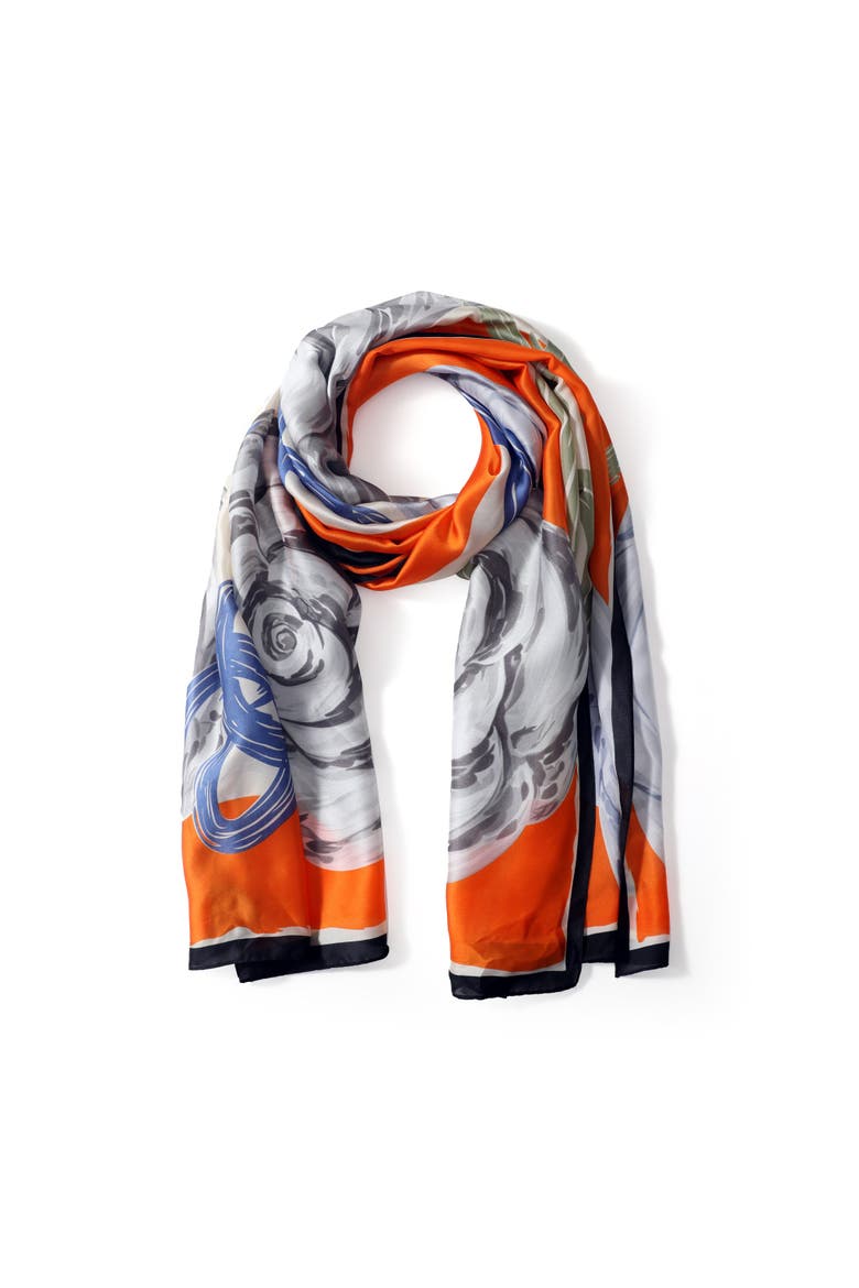 The Haven Lightweight Scarf, Alternate, color, Orange