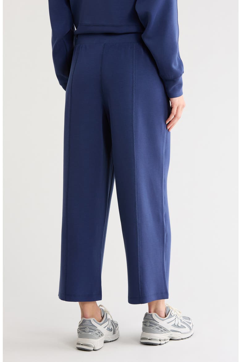 Leona Sandwash Softlite High Waist Wide Leg Culottes, Alternate, color, NAVAL BLUE