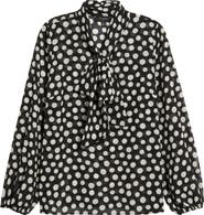 Tahari ASL Bow Neck Top