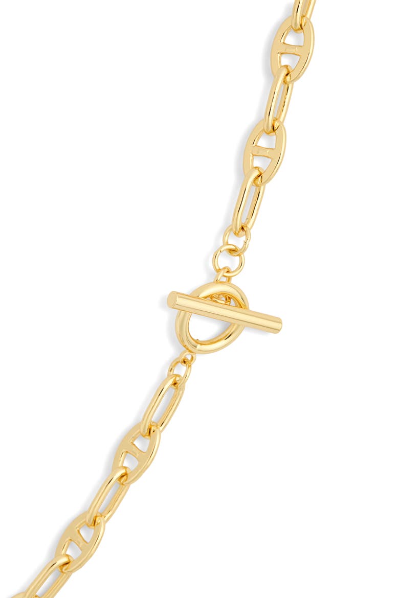 Demi-Fine Mariner Chain Necklace, Alternate, color, GOLD
