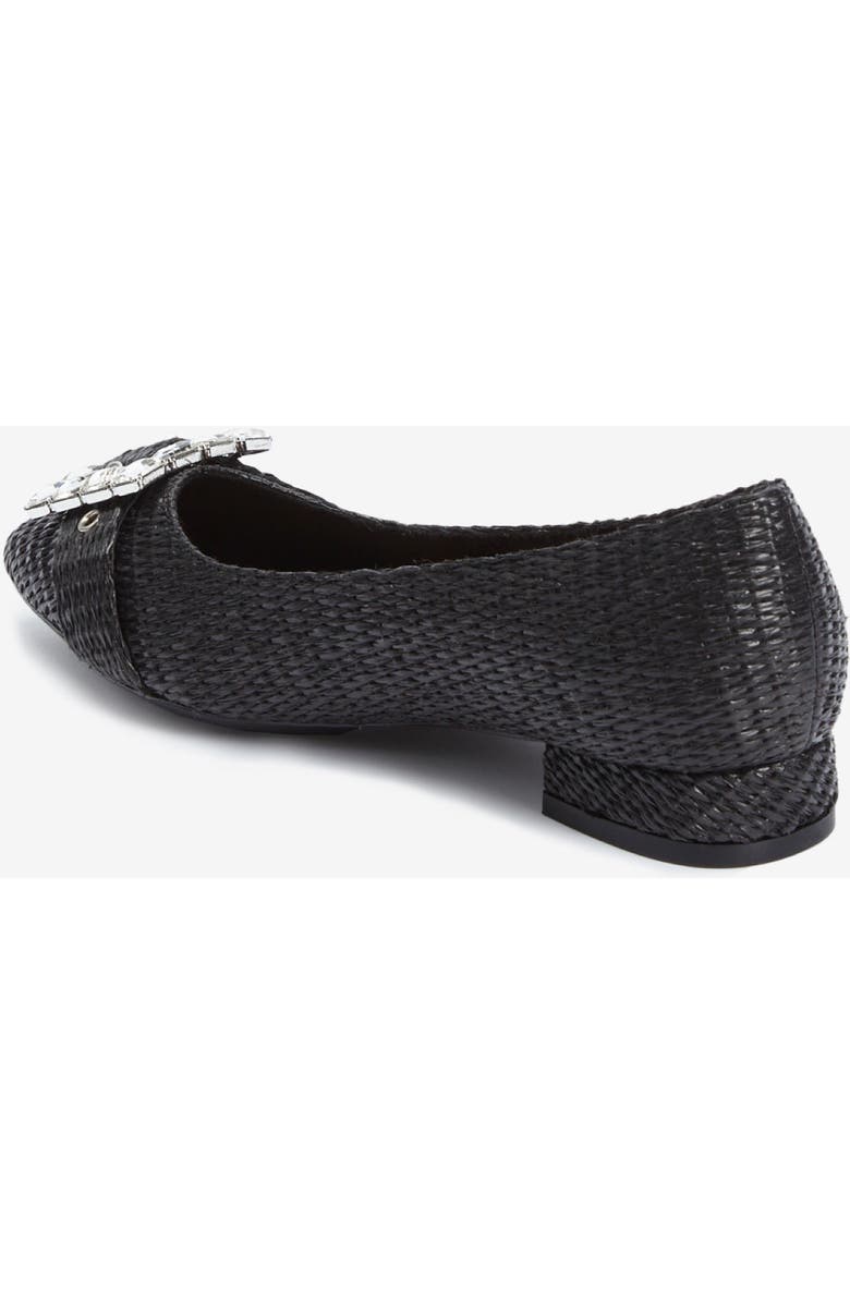Comfortview The Genessa Slip On Flat, Alternate, color, Black