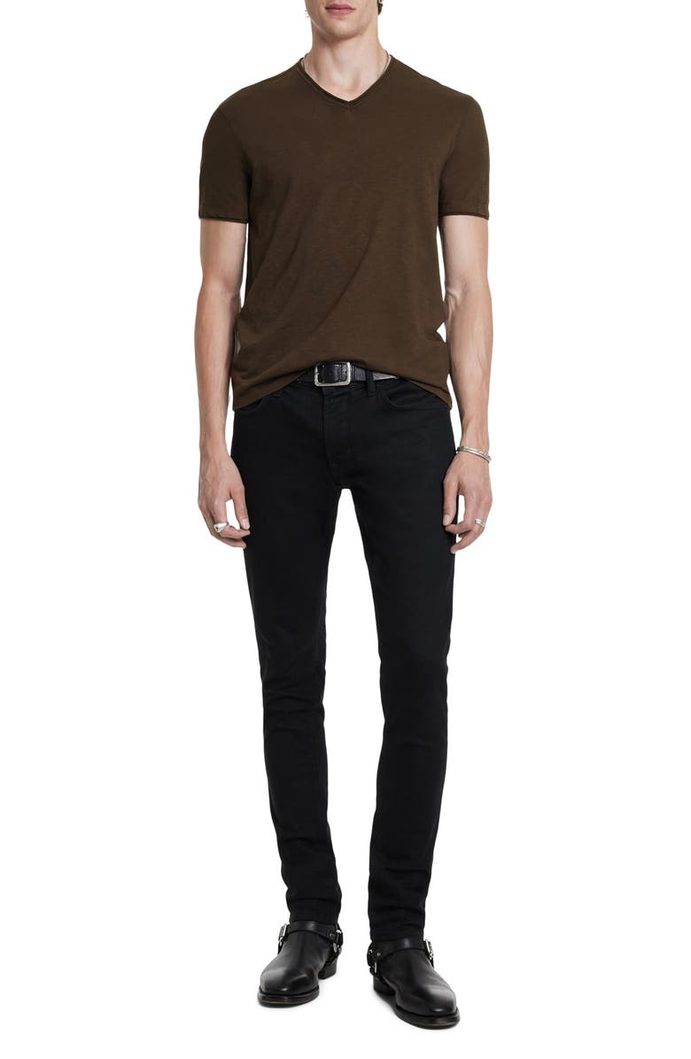 John Varvatos Miles Slub Organic Cotton T-Shirt, Alternate, color, 