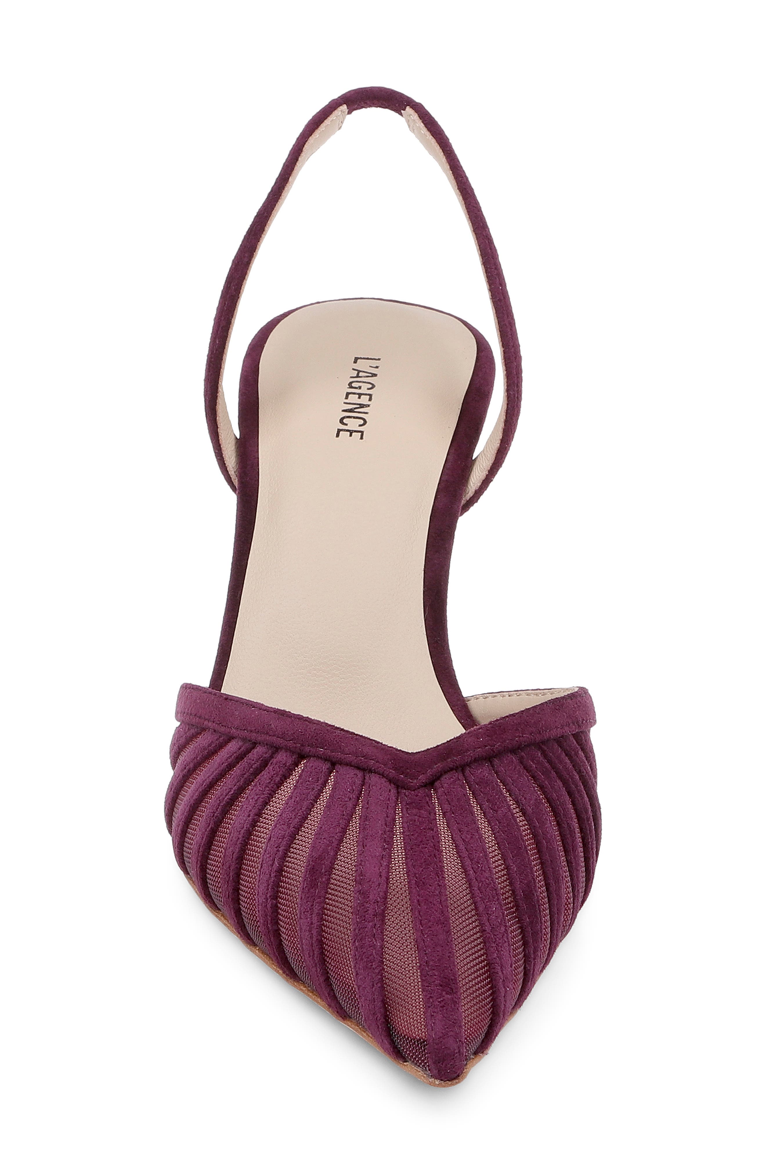 Mercer Slingback Pump, Alternate, color, BURGUNDY SUEDE