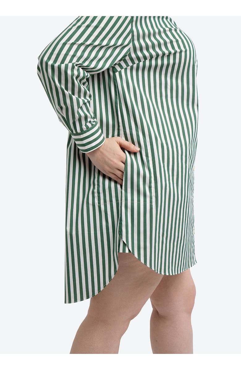 SEE ROSE GO , Alternate, color, Palm Green Stripe