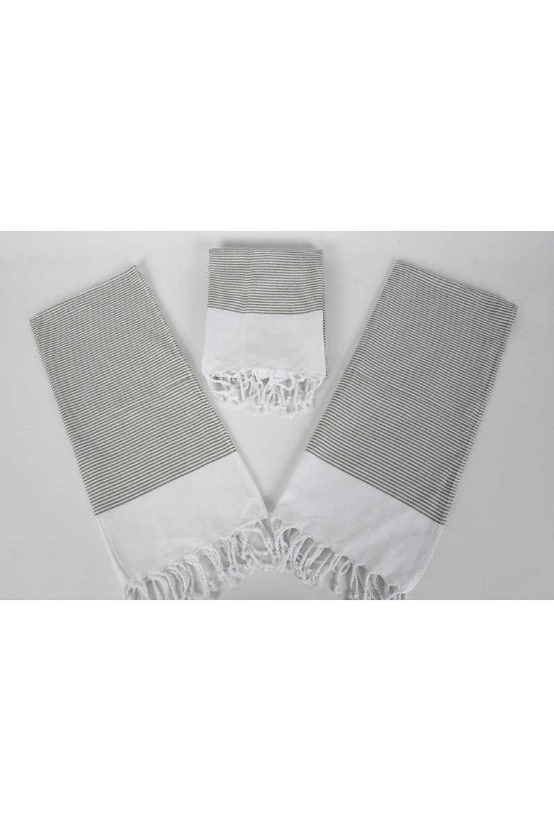 Nehir Hand/Kitchen Towel, Alternate, color, Green