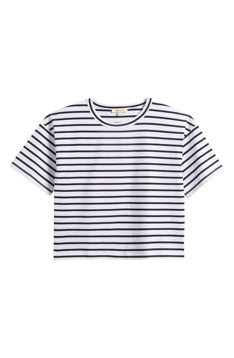 Madewell Everyday Boxy Cotton Crop T-Shirt, Alternate, color, 