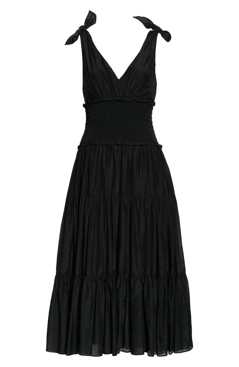 Cinq à Sept Tamar Cotton & Silk Dress, Alternate, color, 