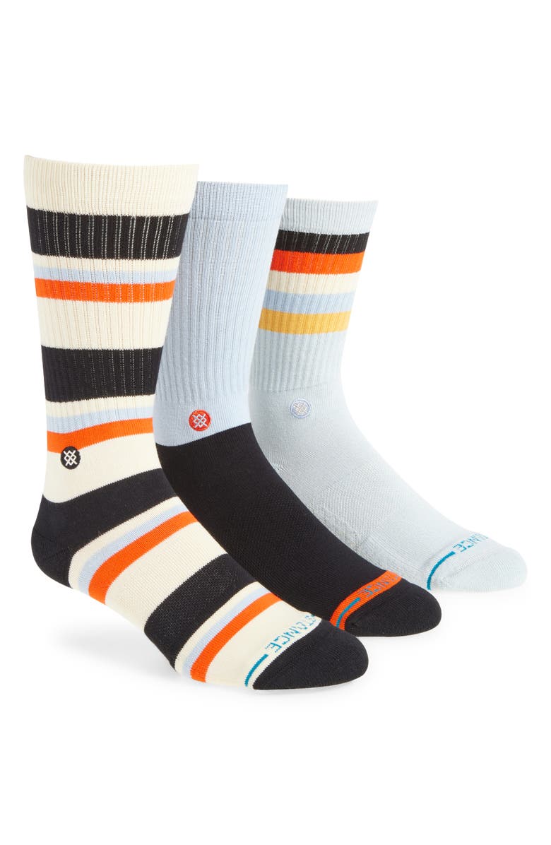 Stance Weekly Grind Assorted 3-Pack Crew Socks, Main, color,