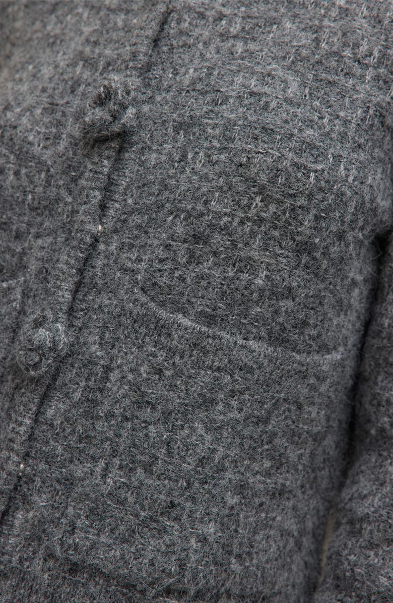 VERO MODA Blossom Cardigan, Alternate, color, Medium Grey Melange