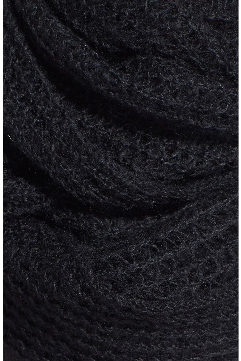 'Pianissimo' Infinity Scarf, Alternate, color, BLACK