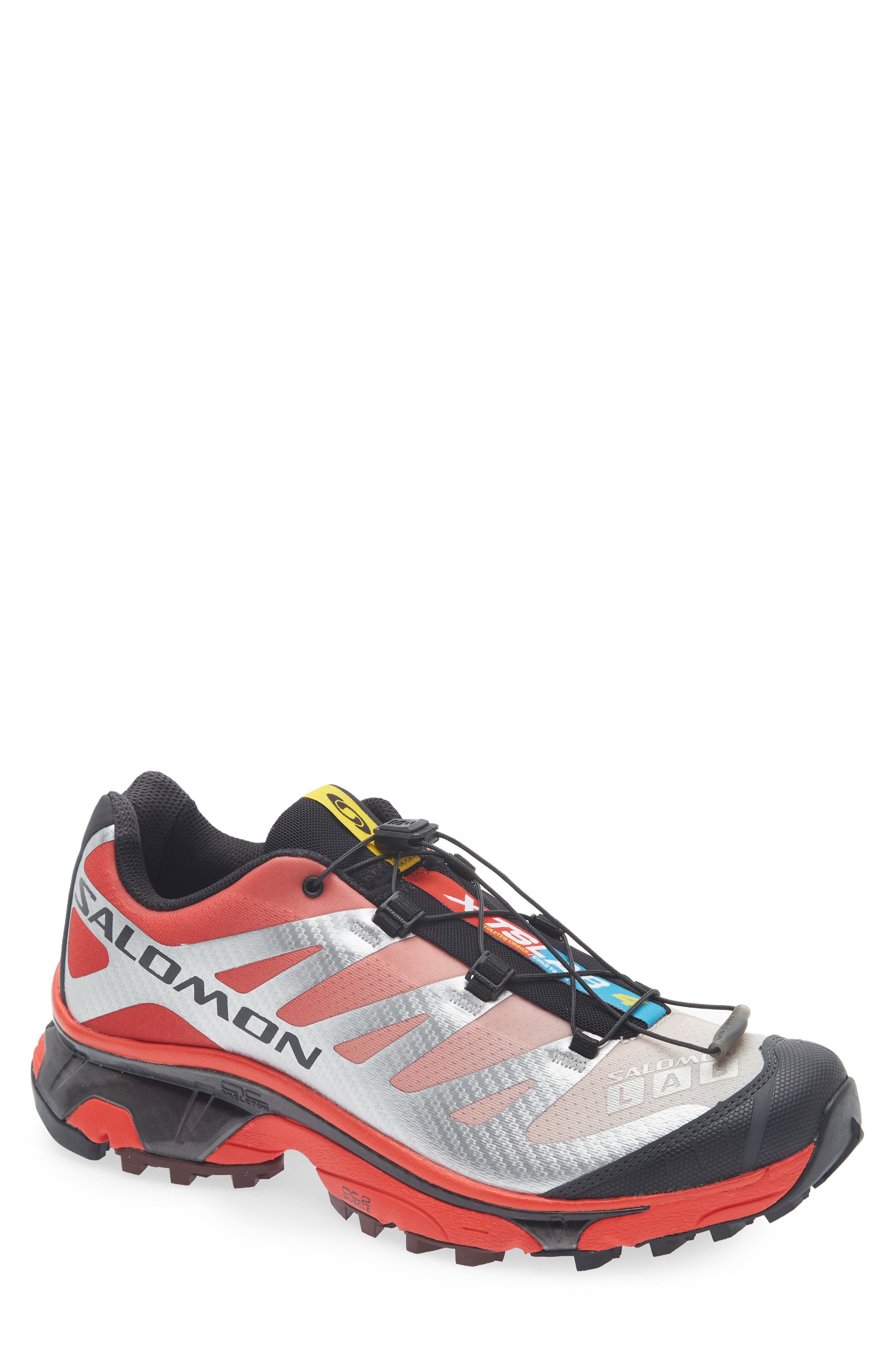 XT-4 OG Sneaker, Main, color, FTW SILVER/ BLACK/ FIERY RED