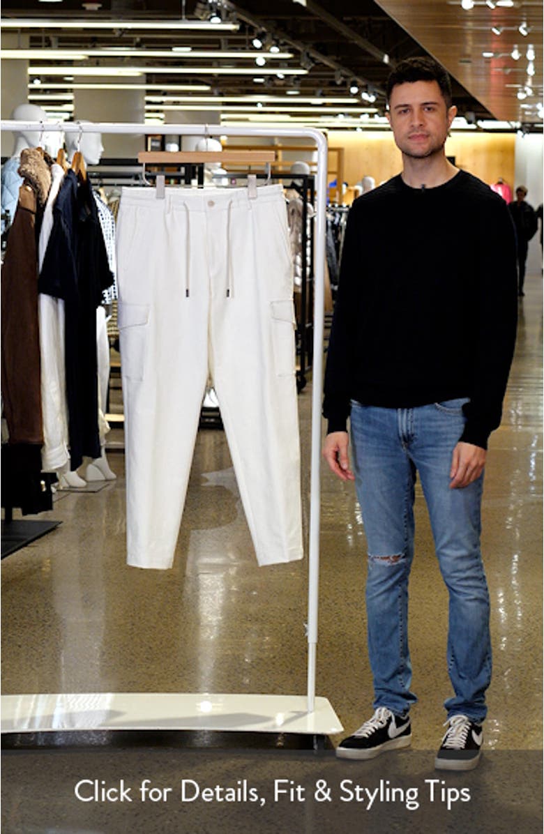 Pagol Stretch Cotton Drawstring Pants, sales video thumbnail