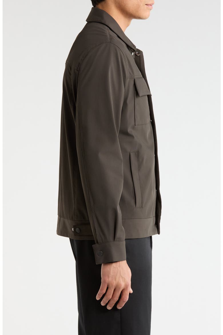 Fremantle Technical Knit Jacket, Alternate, color, DARK OLIVE