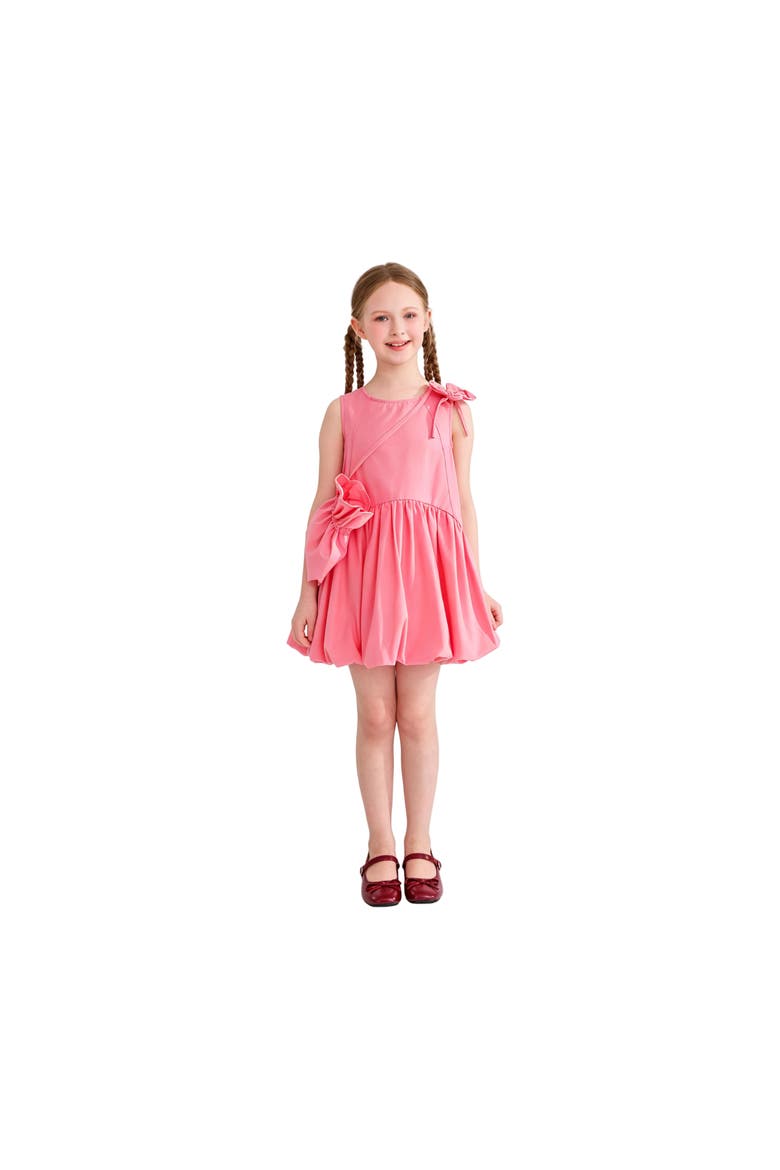 Asteria Bow Accent Dress, Alternate, color, Pink