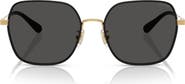 COACH 57mm Irregular Round Sunglasses