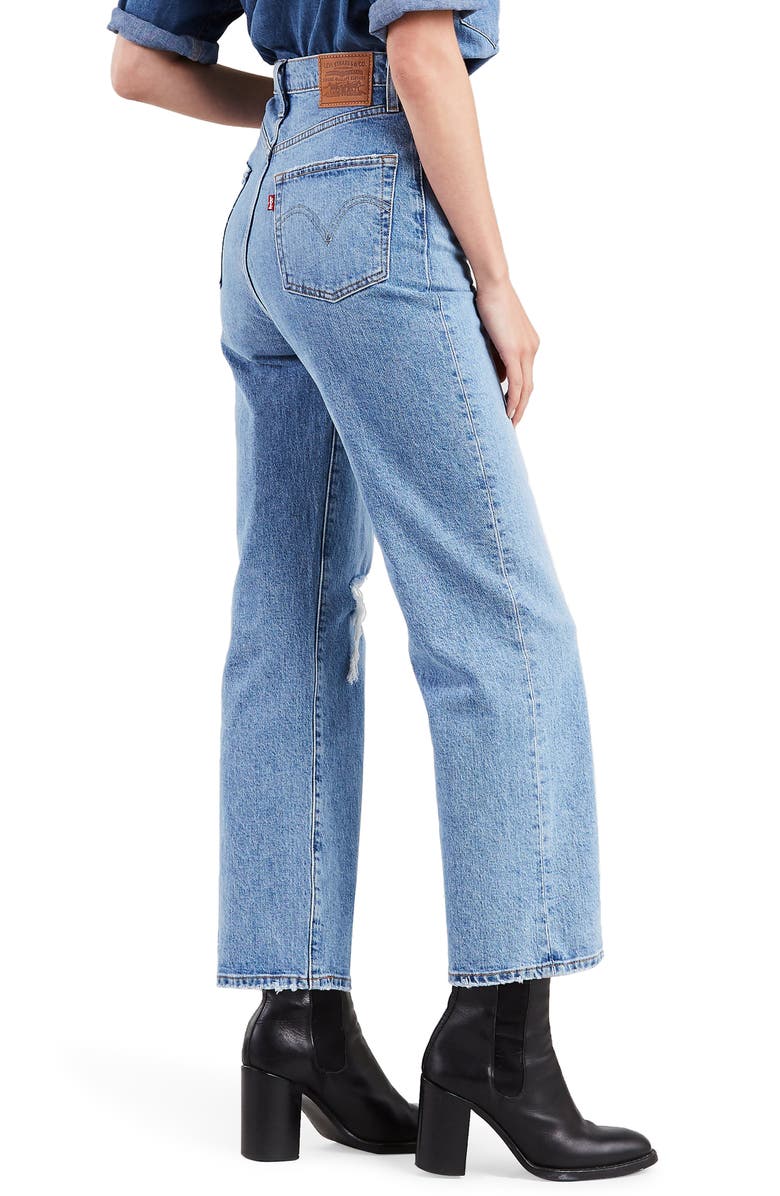 Levi's<sup>®</sup> Ribcage High Waist Straight Leg Jeans, Alternate, color,