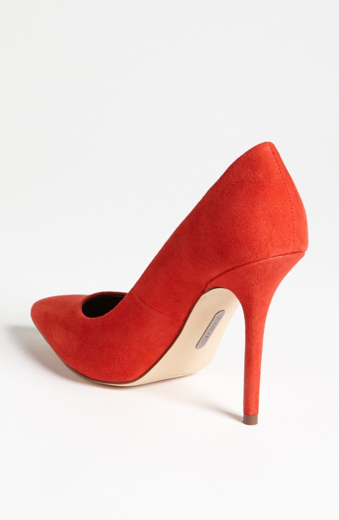 'Justine' Pump, Alternate, color, RED SUEDE
