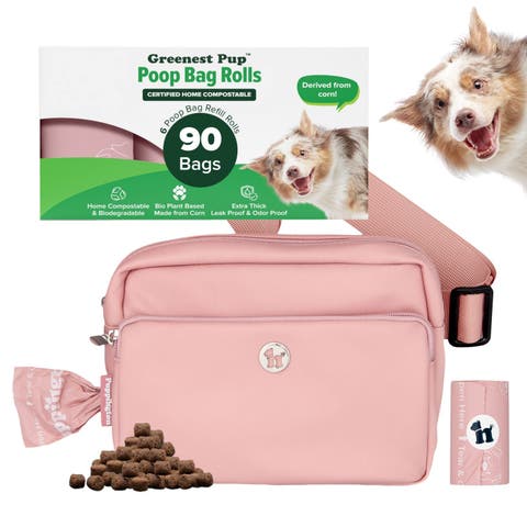 Walk Star Kit 3-in-1 Dog Walk Bag plus Matching 90 Refill Dog Poop Bags