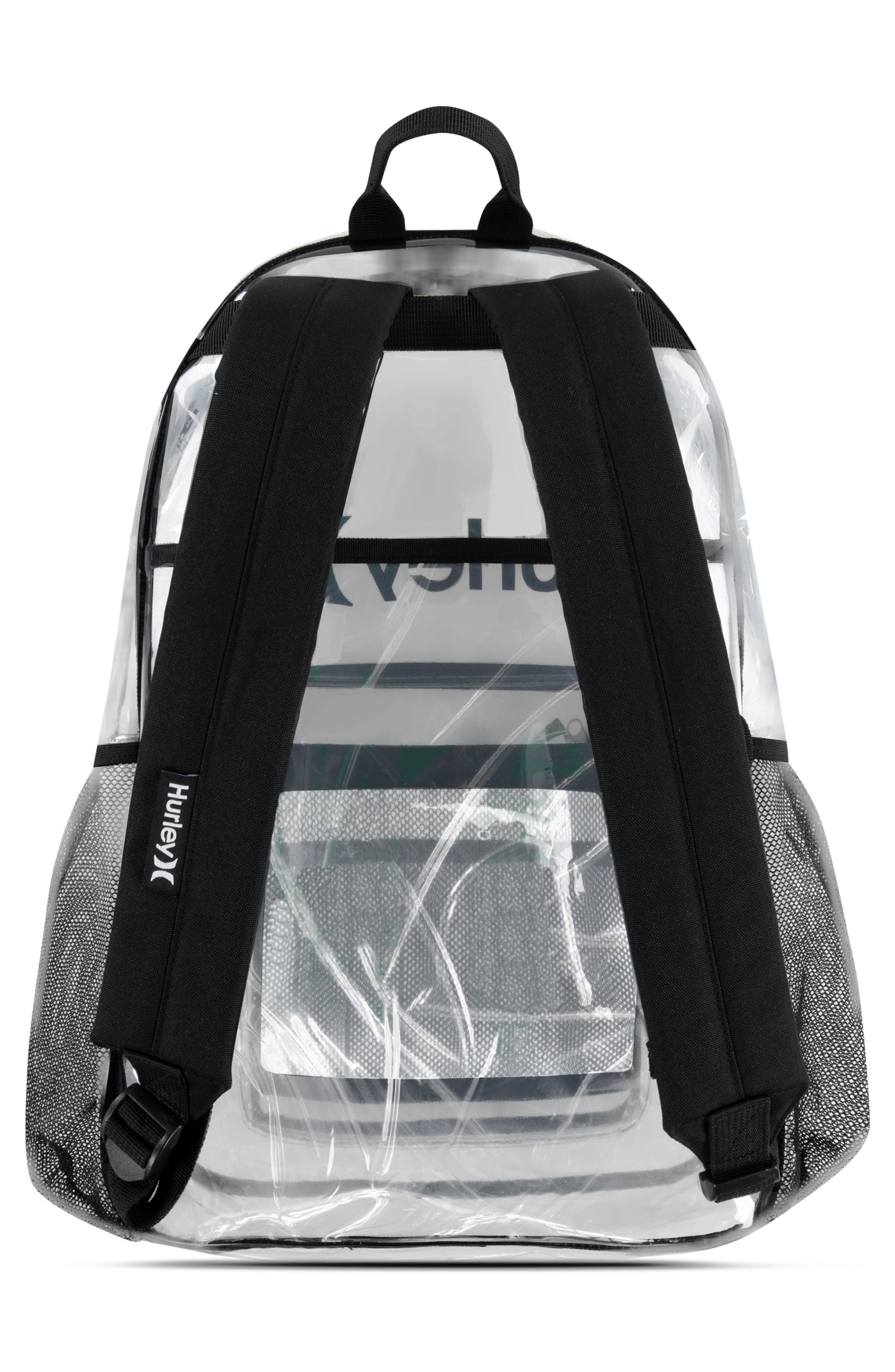 Hurley Kids' Clear Transparent Day Pack, Alternate, color, Clear