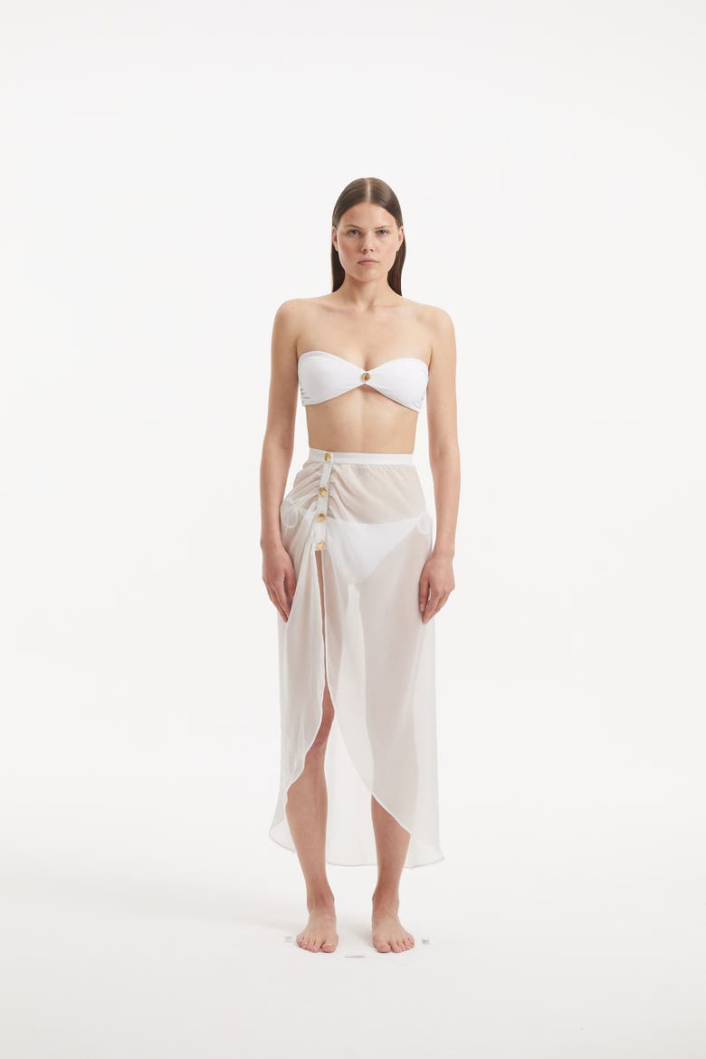 Xander Cover Up Pareo Resortwear, Main, color, White