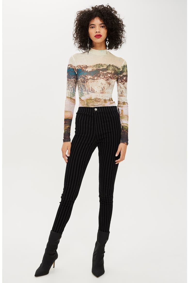 Landscape Print Tee, Alternate, color, CREAM MULTI