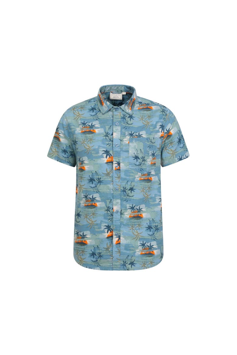 Tropical Shirt, Main, color, Bright Blue
