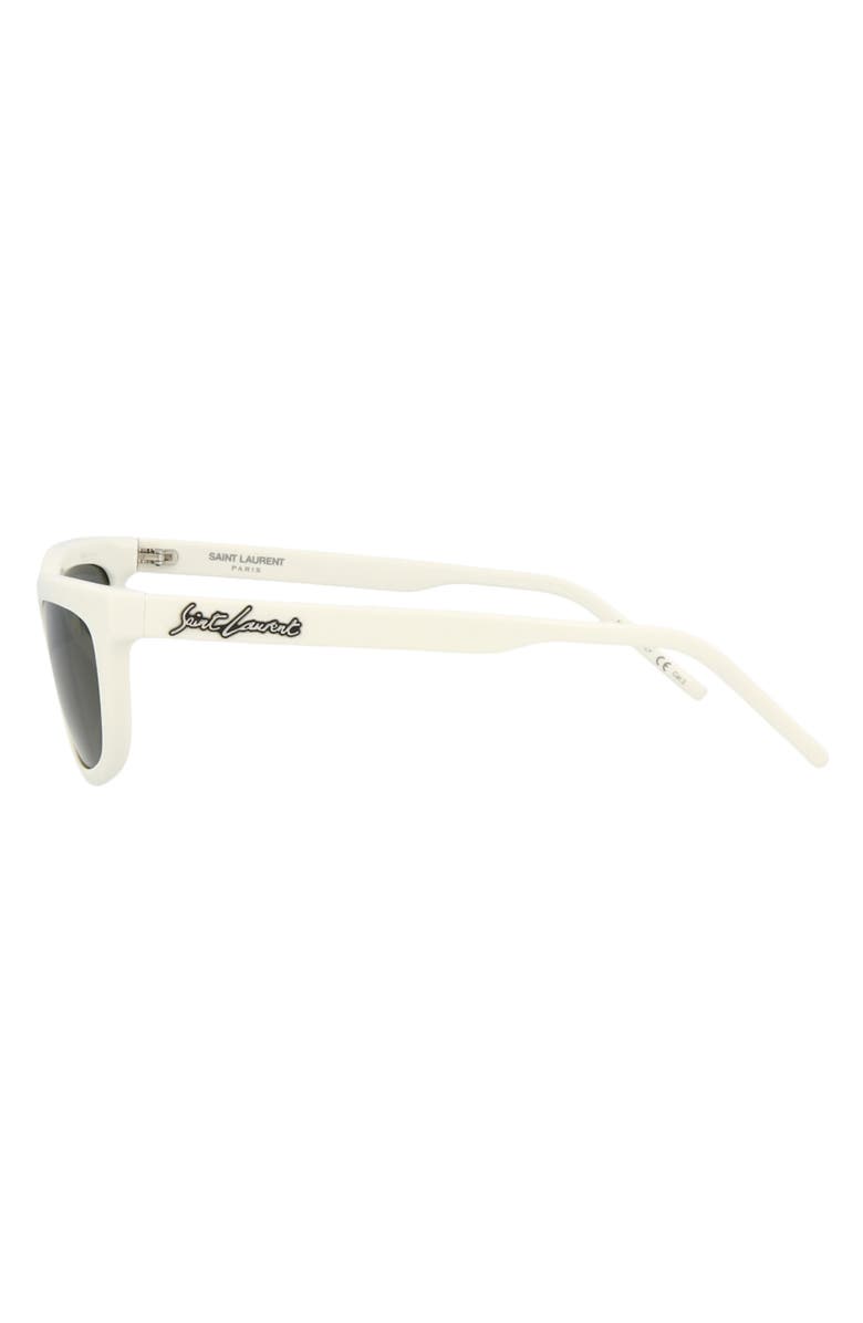 Saint Laurent 55mm Modified Cat Eye Sunglasses, Alternate, color, 