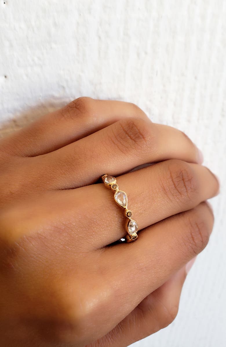 Sethi Couture Fine Vine Diamond Ring, Alternate, color, Rose Gold/ Diamond