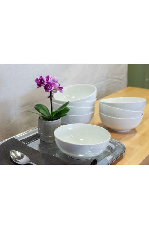 Bia Cordon Bleu Set Of 8 Chowder Bowls In White