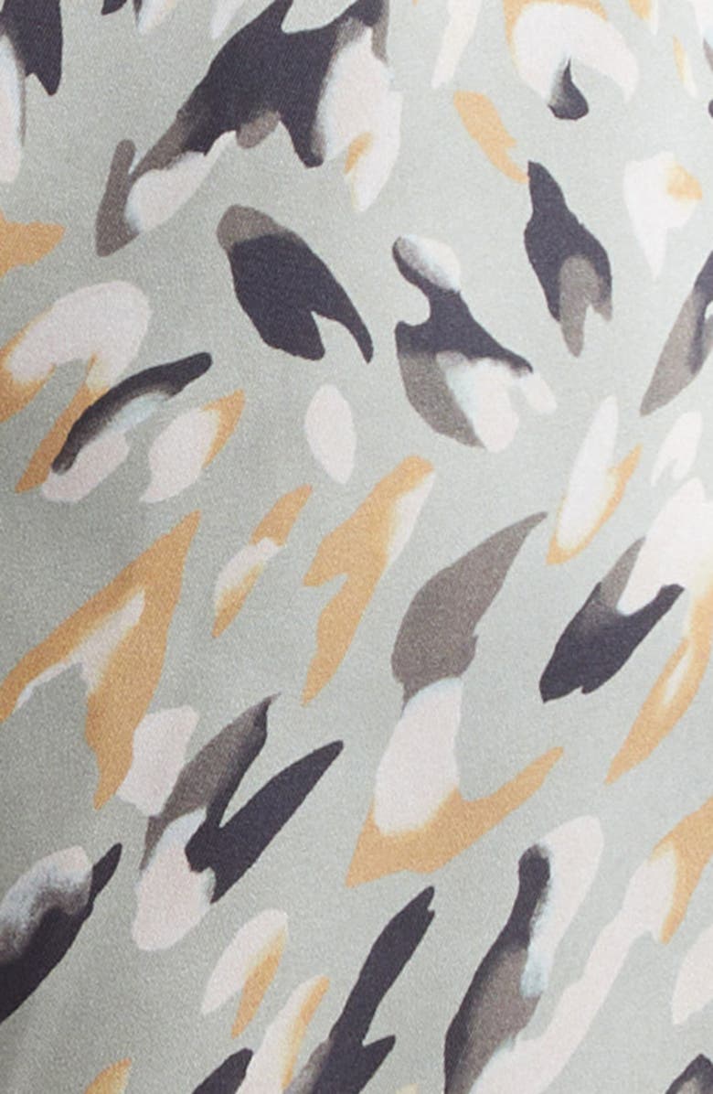 Altuzarra Katrin Abstract Animal Print Maxi Dress, Alternate, color, Desert Sage Animal