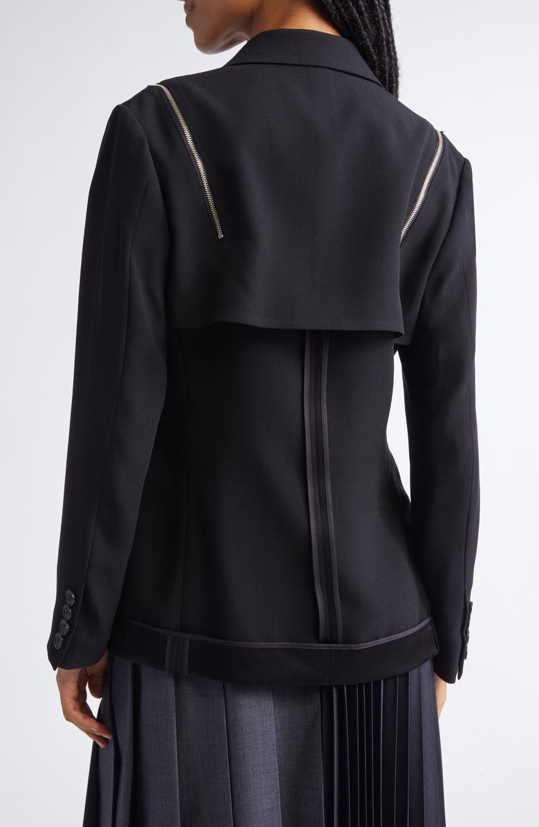 Undercover Inverted Blazer, Alternate, color, Black