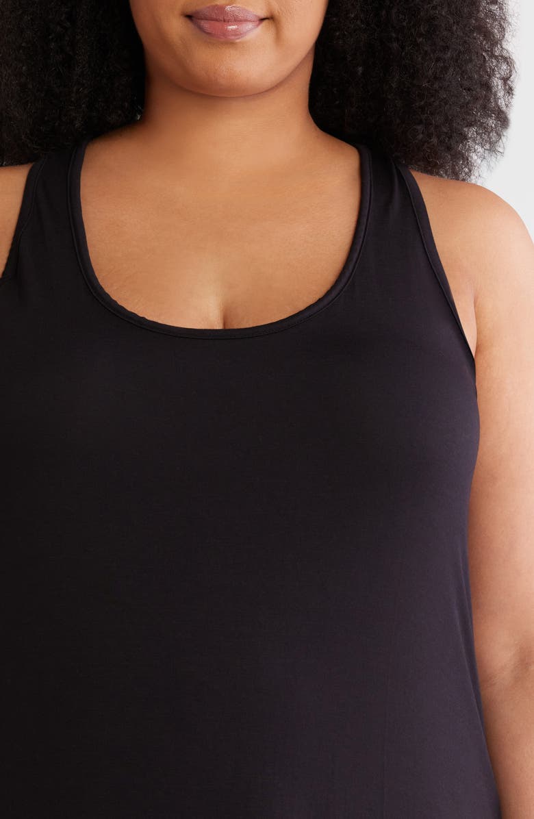 Nordstrom Cool Touch Racerback Nightgown, Alternate, color, Black