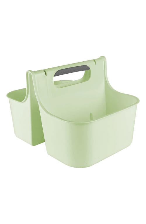 J&v Textiles J And V Textiles Portable Shower Caddy In Green