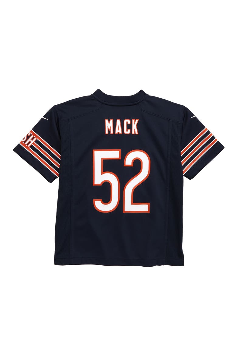 NFL Logo Chicago Bears Khalil Mack Jersey, Alternate, color, MARINE