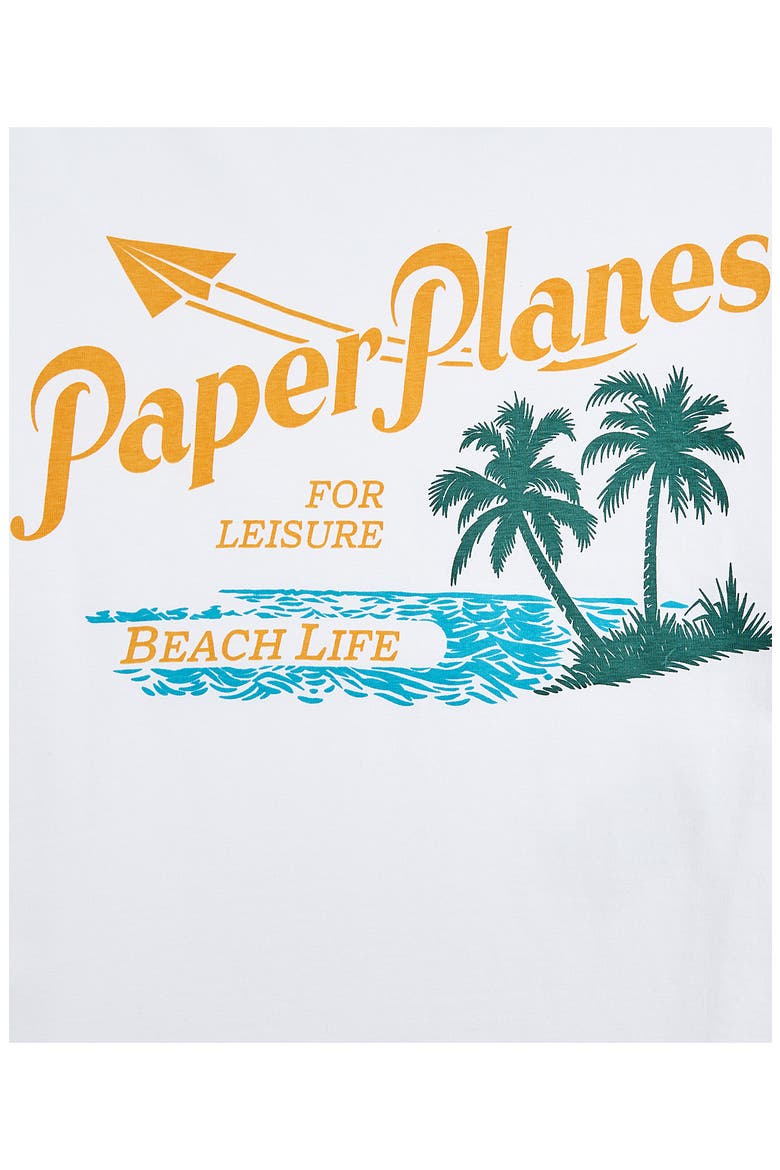 Leisure Beach Life Graphic T-Shirt, Alternate, color, WHITE