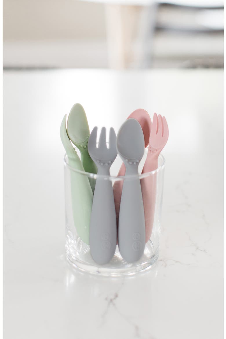Mini Utensils Set, Alternate, color, SAGE