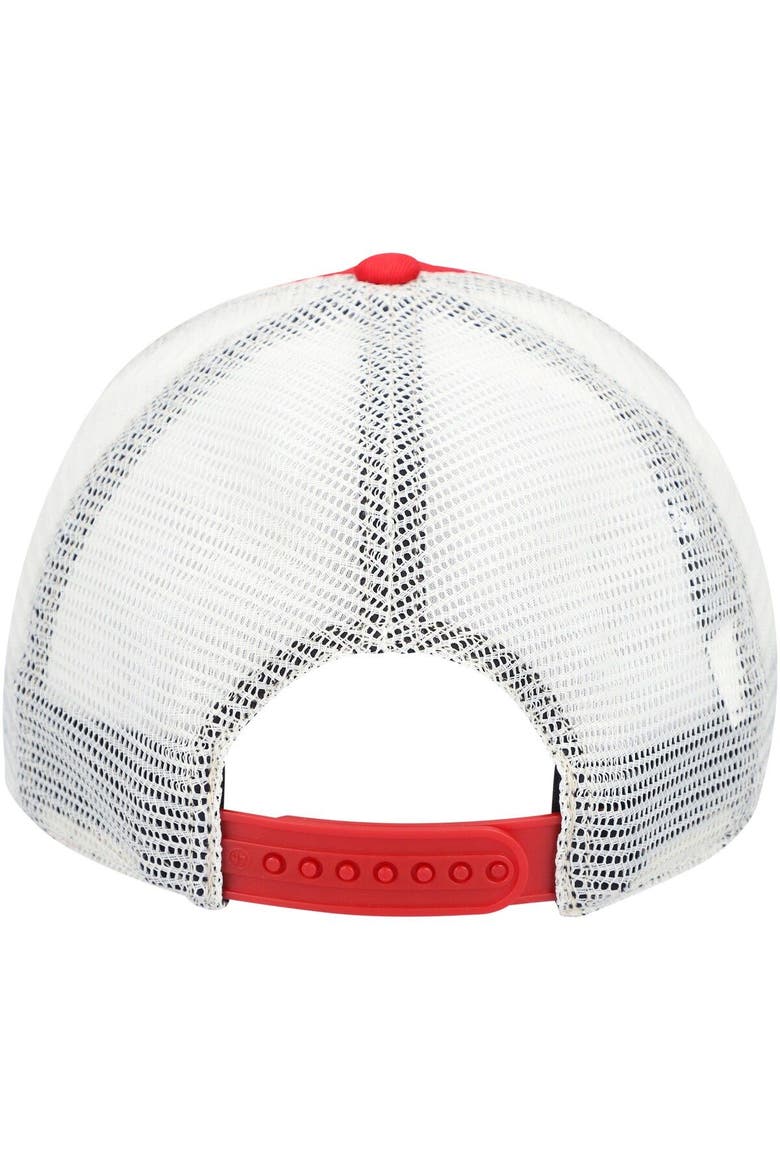 Men's '47 Scarlet Nebraska Huskers Howell MVP Trucker Snapback Hat, Alternate, color, Scarlet