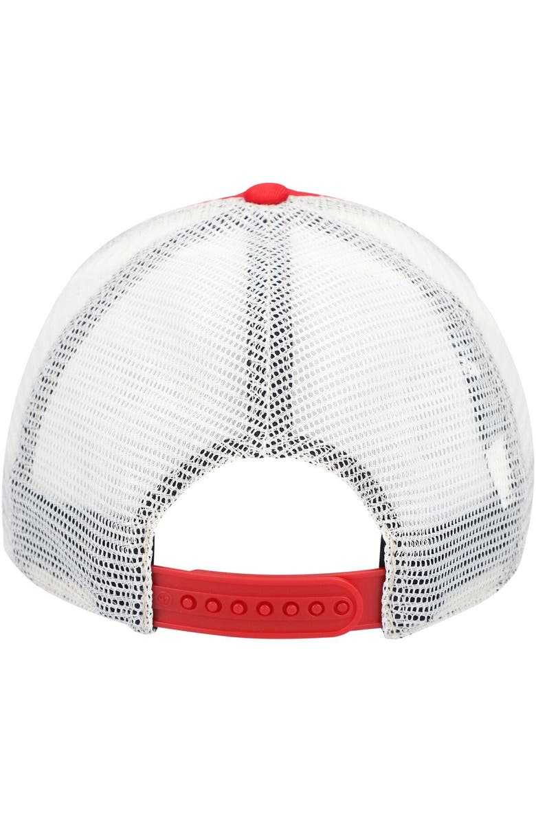 '47 Men's '47 Scarlet Nebraska Huskers Howell MVP Trucker Snapback Hat, Alternate, color,