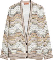 Missoni Metallic Zigzag Sequin Cardigan