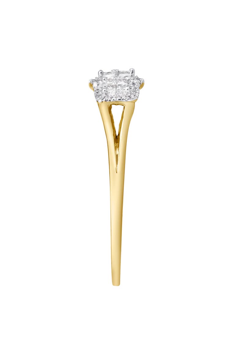 Varenne 0.35 Ct 10K Gold Diamond Ring, Alternate, color, 10K Yellow Gold